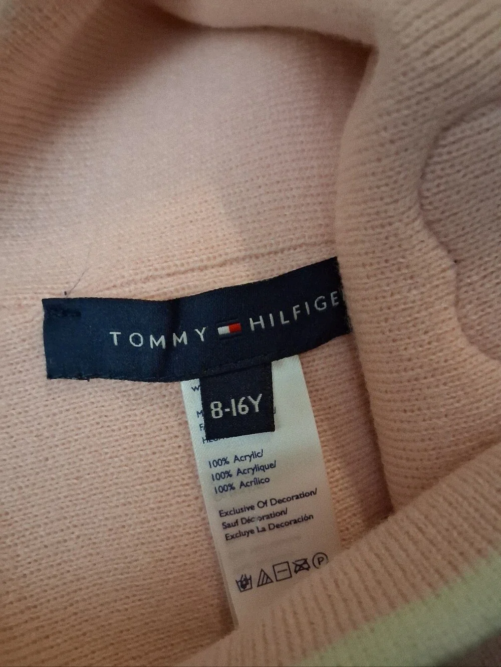 Tommy Hilfigger Pink Sequin Hat,new Without Tags,never Worn,sz 8-16 Yrs